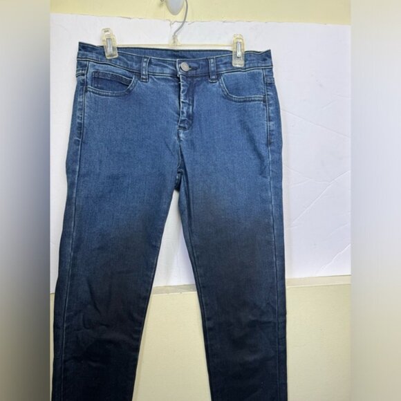 Maison Margiela MM6 Gradient ColorBlock Jeans Cotton Stretch Slim Zip Pockets 36 - Picture 8 of 16